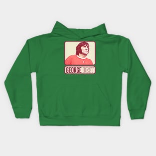 George Best /// Retro Fan Art Design Kids Hoodie